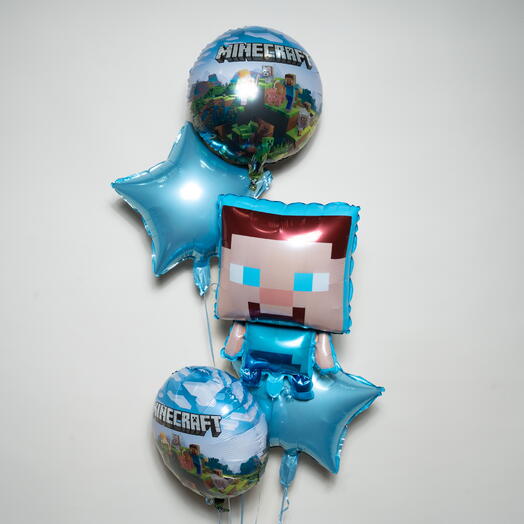Minecraft Character Foil Balloon Set 7366