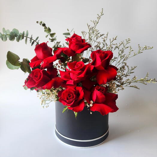 Red Devine Flower Box Valentine