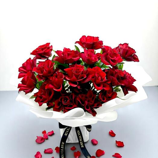 Букет Бесконечные поцелуи ROS