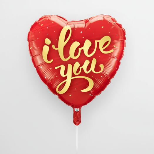 ILove You Red Balloon - Romantic Gift Balloon