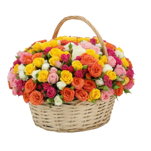 Mothers Day Rose Basket