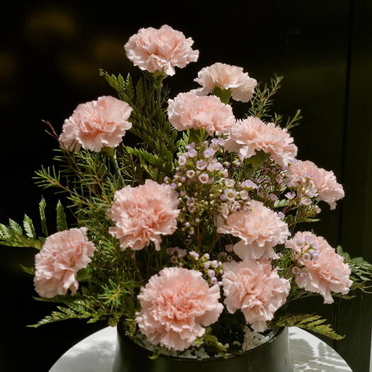 Baby Girl   flowers  in vase