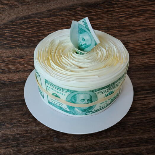 Dollar cake , Money cake