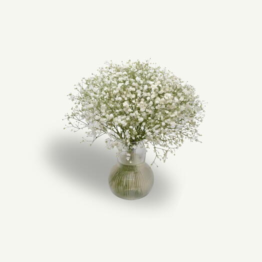 Композиция Everly в прозрачной вазе