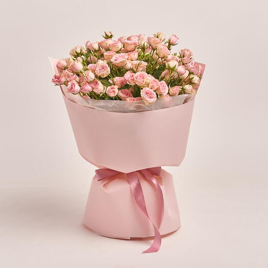 Enchanted- 51 pink Spray Rose Bouquet