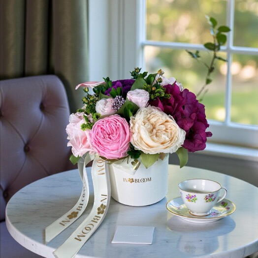 Elis - Blush Harmony. Preserved flowers