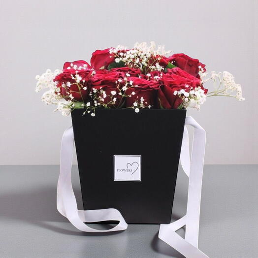 Love Birds Rose Bucket