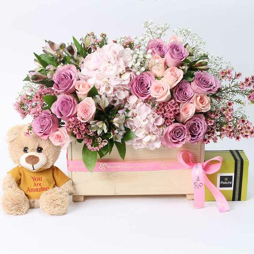 Pure Love Pastel Floral Hamper