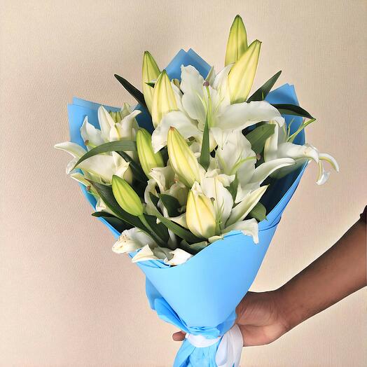 White Lily Bouquet