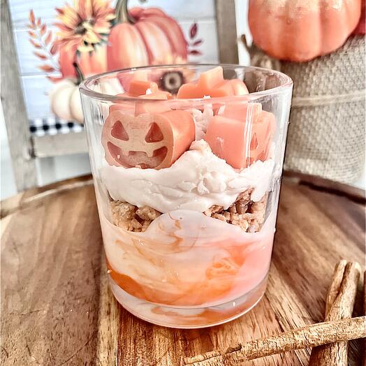 Свеча Тыквенное сияние 🎃- Осенняя / Хэллоуинская свеча