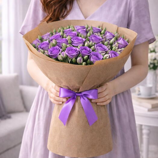 Фиолетовый поцелуй малыша