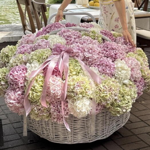 Pastel Meadows Grand Basket