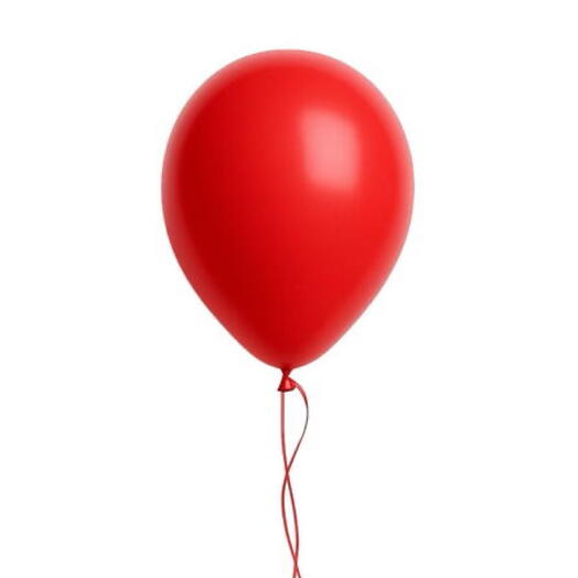 Красный латексный шар