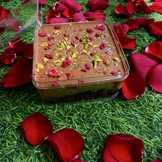 Шоколадный торт в банке Dubai