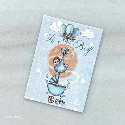 Its a boy card