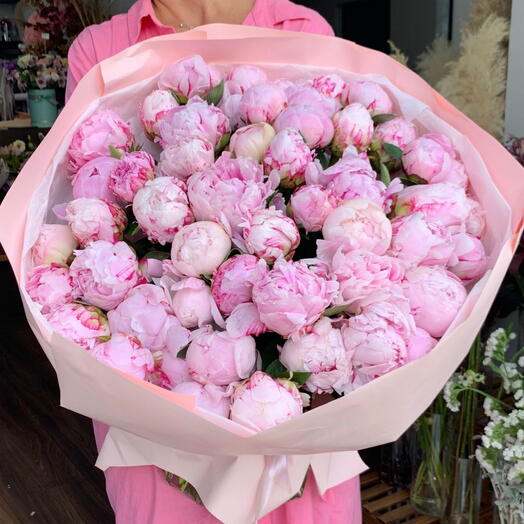 51 peony bouquet Freshest