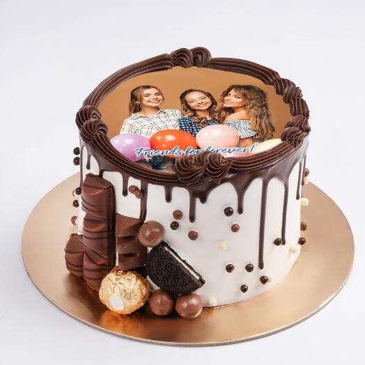 Gâteau photo de luxe Choco Lava