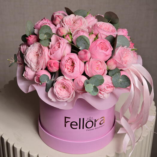 Mansfield Pink Peony Roses - 3824