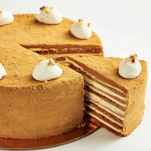 Гречишный медовый торт