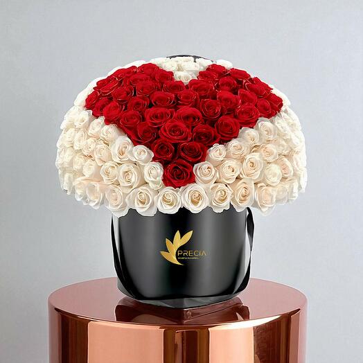 Signature Red Heart Rose Box