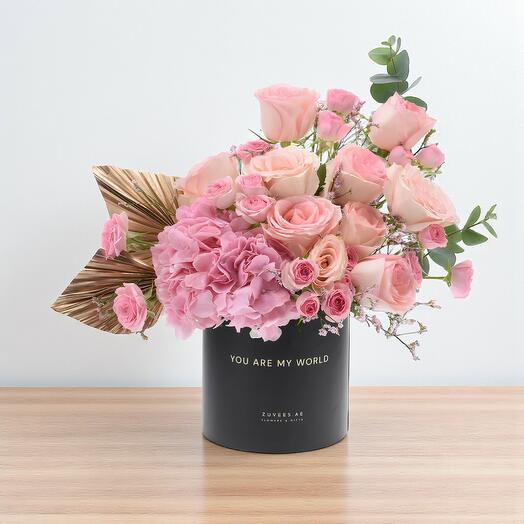 Золотой   Розовый Мой Мир Бокс