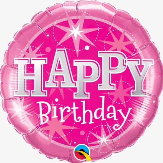Globo metalizado Feliz cumpleaños 014