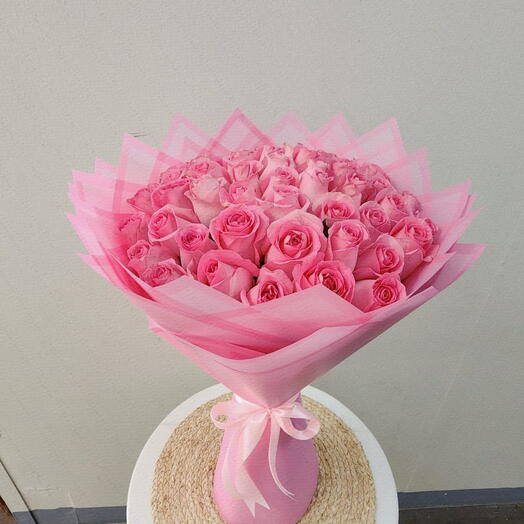 51 Pink Roses Bouquets
