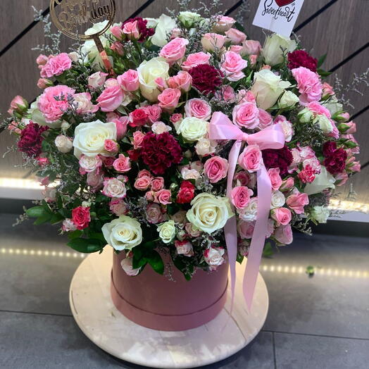 Caja de flores premium