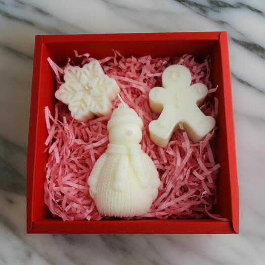 Christmas candle set (set of 3)