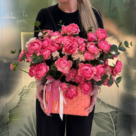 flores en una bolsa "Pink flamingo"