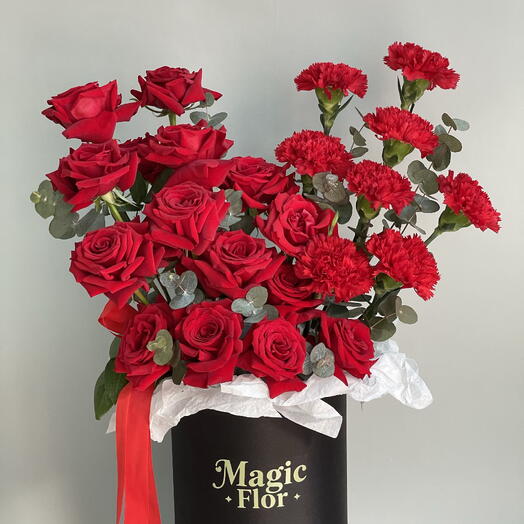 Red Roses and Carnations