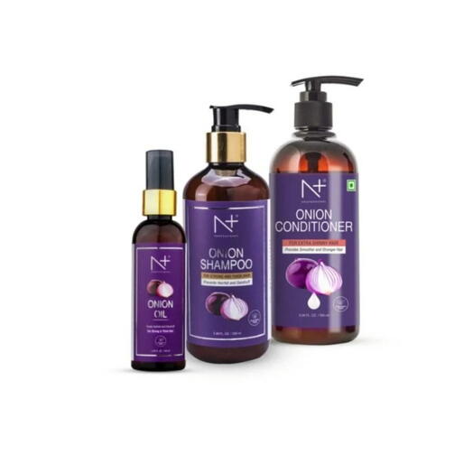 N Plus Professional Anti Hair Fall Spa Range With Onion Oil, Shampoo, and Conditioner for Dandruff Control