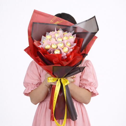 Bouquet of 16 Ferrero Rocher chocolates