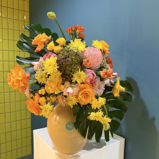 تنسيق المزهرية - التعبير اللوني