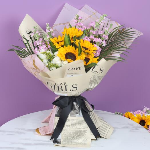 Shine Bright Flower Bouquet