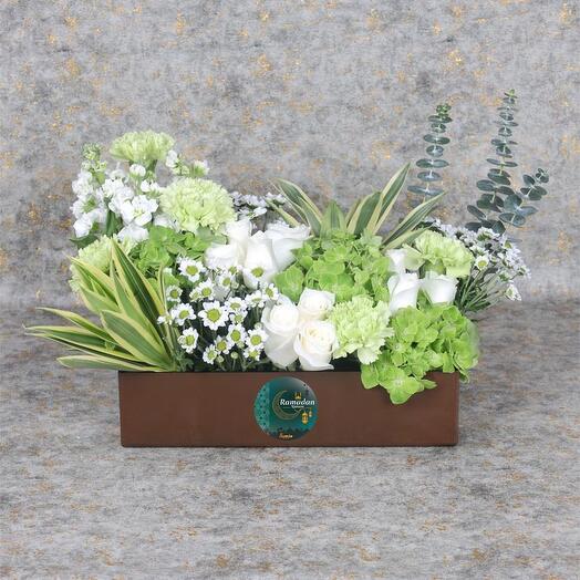 Floral Ramadan Wishes Brown