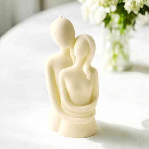 Ароматическая свеча Объятия пары для годовщины, свадебного подарка и декора интерьера