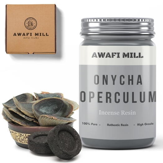 AWAFI MILL Onycha-Operculum Thin | Таблетки древесного угля - Флакон 100 грамм с 20 кусочками угля