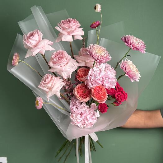 Букет Нежно-розовая гармония