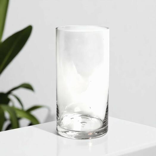 Cylinder Glass Vase 12*20