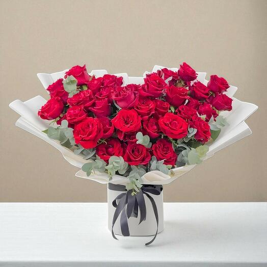Grand 51 Red Roses Arrangement