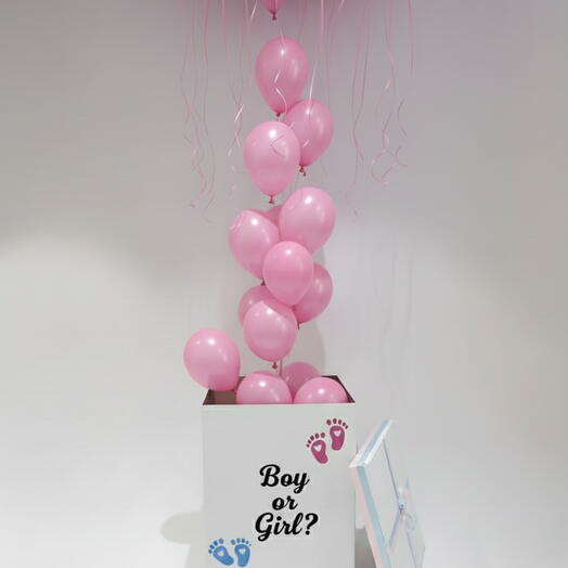 Gender Reveal Box - Its A Girl - Gender Announcement Box