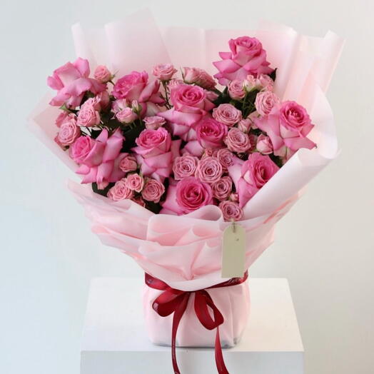 Promise - букет розовых роз
