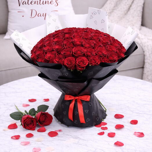 101 роза «Бесконечная любовь»