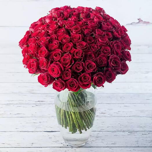 Sweetheart Surprise 200 Rose XL Size Luxuary Vase Arrangement