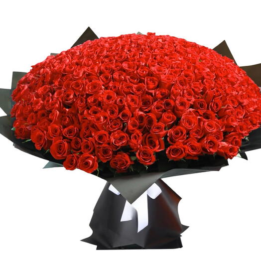 Букет из 1001 красной розы – Валентиновское издание