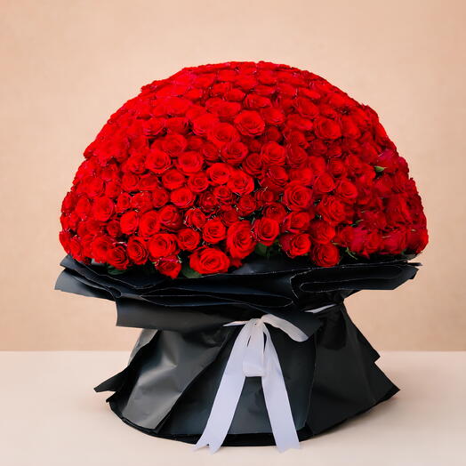 Букет из 251 розы вечной любви