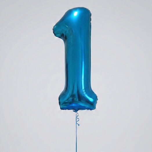 Number 1 Blue Helium Balloon 40 Inch – Giant Party Balloon | Abu Dhabi Delivery