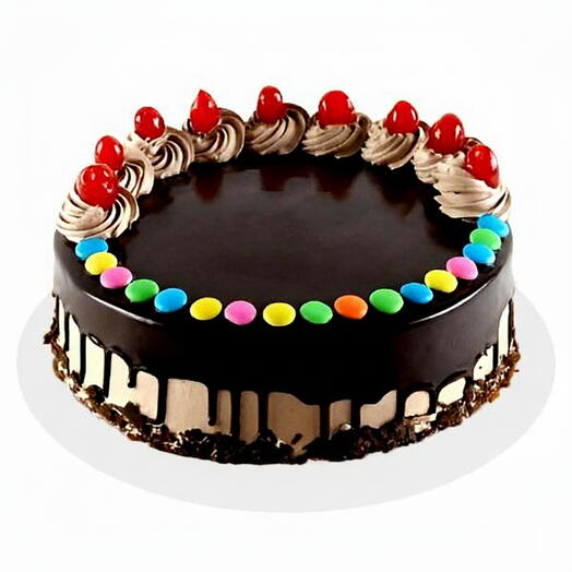 كعكة بتقطير الشوكولاتة والكرز (1 كغ)