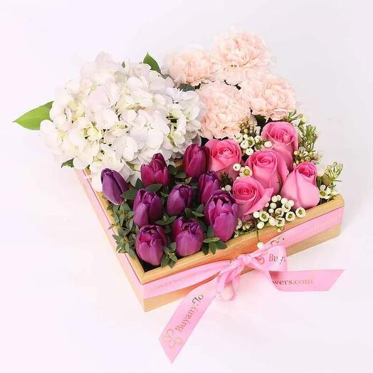 Balanced Beauty Floral Tray